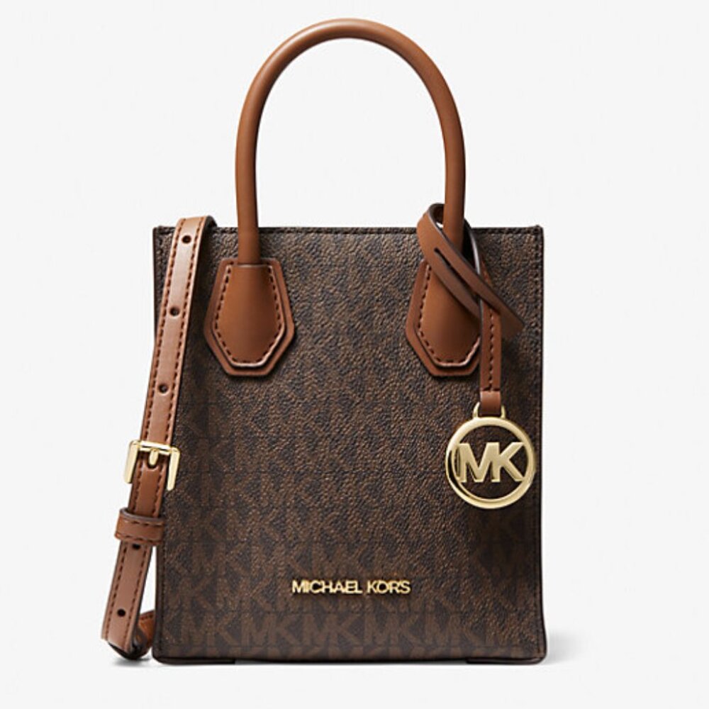 Mercer Extra-Small Logo and Leather Crossbody Bag